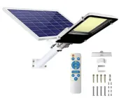 LATARNIA ULICZNA 800W LAMPA SOLARNA+PANEL+UCHWYT