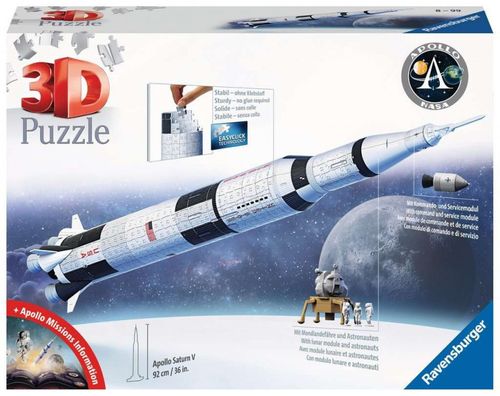 Puzzle 3D Rakieta Apollo Saturn V na Arena.pl