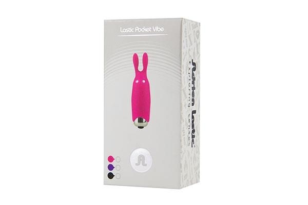 Stymulator-Wibrator - Lastic Pocket Vibe Rabbitpink zdjęcie 1