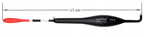 SPŁAWIK PRZELOTOWY boczny Z BALSY 3,0 g/ 17 cm SHARK na Arena.pl
