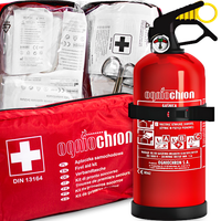 Gaśnica Ogniochron 1KG Samochodowa Z Manometrem Apteczka DIN13164 Europa