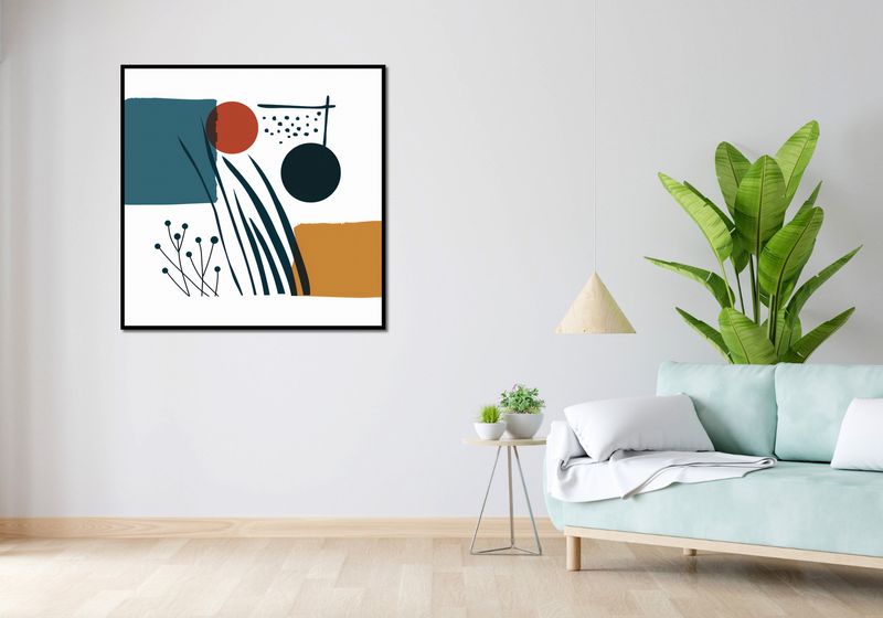 Plakat 100x100cm Przerys nad Treścią zdjęcie 4