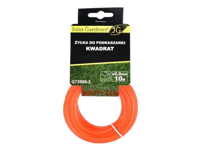 ŻYŁKA TNĄCA DO KOS I PODKASZAREK 2 MM 10 MB JG G73998-3 KWADRAT zdjęcie 1