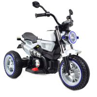 WIELKI MOTOR NA AKUMULATO, ŚWIECĄCE KOŁA PANEL DŹWIĘKI SKÓRA 8188FL