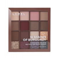 LAMEL Paleta cieni Shades of Burgundy No. 16-4&