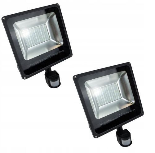 2x HALOGEN LED 200W Z CZUJKĄ na Arena.pl