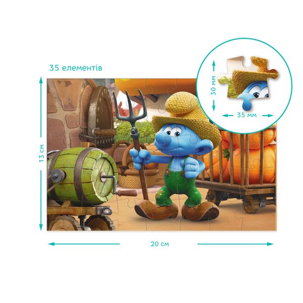 Puzzle Dodo Smerfy Puzzle Mini 35 Elementów 200693 zdjęcie 3