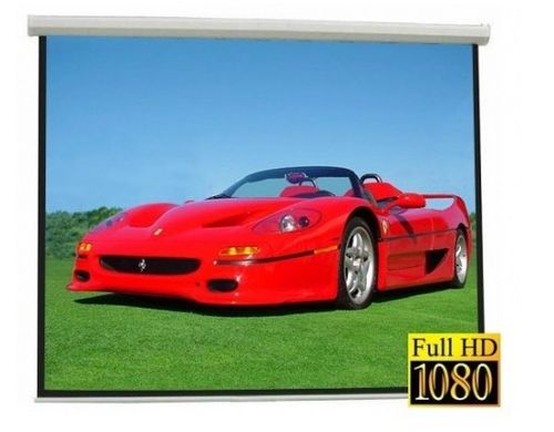 Duży EKRAN PROJEKCYJNY SUFITOWO ŚCIENNY 200X200cm 112" HDREADY na Arena.pl