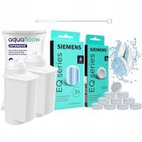 Tabletki do ekspresu Siemens: odkamieniajace + do czyszczenia / 2x filtr