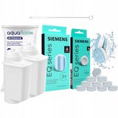 Tabletki do ekspresu Siemens: odkamieniajace + do czyszczenia / 2x filtr