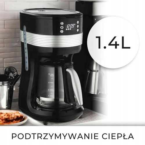 Ekspres przelewowy Air Essence Aroma OverFlow 1,4 l czarny na Arena.pl