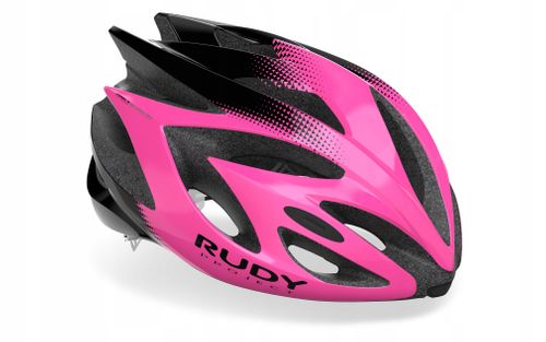 Kask rowerowy Rudy Project Rush Pink Fluo - Black na Arena.pl