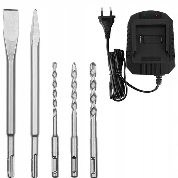 MŁOT UDAROWY MŁOTOWIERTARKA AKUMULATOROWA UDAR SDS+ AKU WIERTŁA DEKO 3J zdjęcie 2