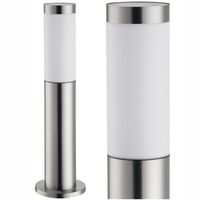 Lampa Ogrodowa stojąca słupek ogrodowy 45 cm E27 stal nierdzewna