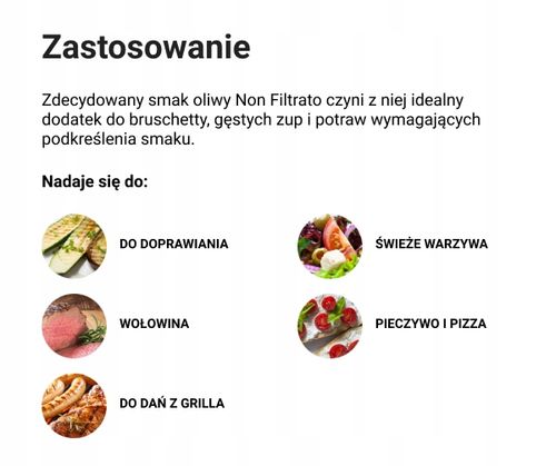 Monini Non Filtrato oliwa z oliwek 500ml na Arena.pl