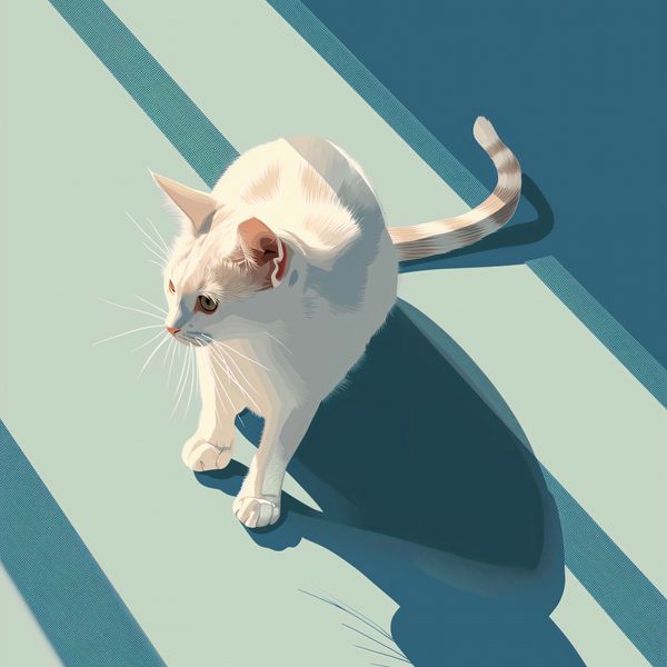 Plakat 80x80cm Kocia Persona zdjęcie 1