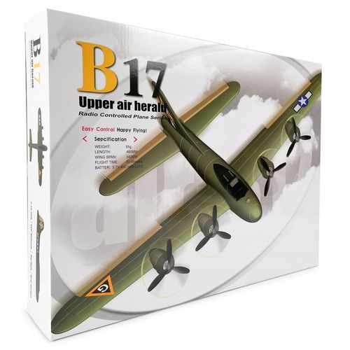 Zdalnie Sterowany Samolot Latający dla Początkujących RC B-17 Bombowiec RTF na Arena.pl