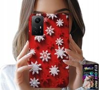 ETUI DO XIAOMI NOTE 12S 4G - PŁATKI ŚNIEGU, ŚNIEG, GWIAZDKI, ŚWIĘTA