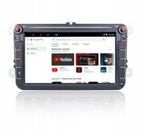 RADIO ANDROID 2DIN 4+64 GB 8 CALI VW PASSAT B6 B7 GOLF 5 V 6 VI SKODA SEAT
