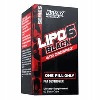 NUTREX LIPO 6 BLACK ULTRA CONCENTRATE 60k SPALACZ