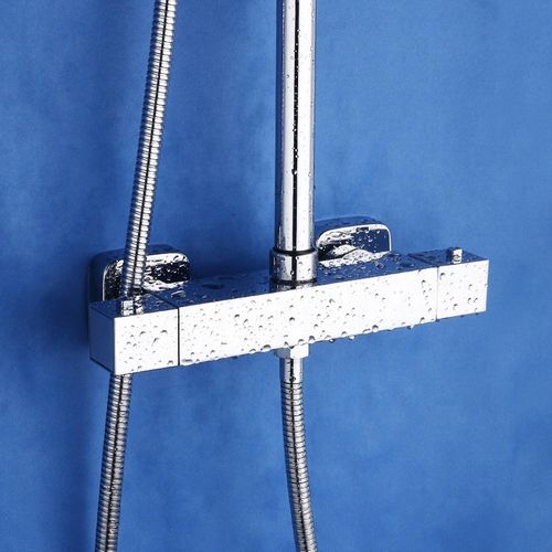 BATERIA TERMOSTATYCZNA DO KABINY PRYSZNICOWEJ NATRYSKOWEJ TERMOSTAT CHROM na Arena.pl