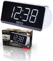 Radiobudzik Radio Fm/Am Zegar Led Alarm Adler