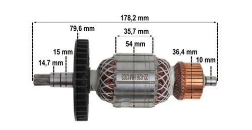Wirnik młota Makita HM1203C HM1213C HM1205C na Arena.pl