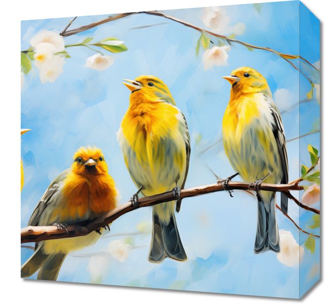 Obraz 40x40cm Wiosenne Pogwizdy zdjęcie 1