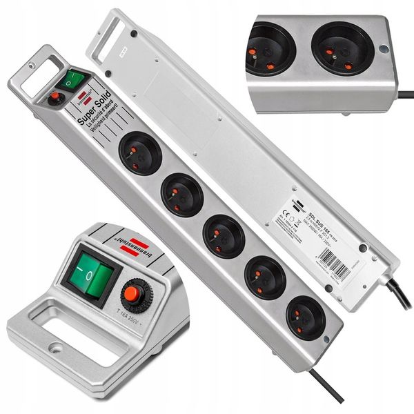 Listwa Zasilająca przedłużacz 5G Brennenstuhl 2,5m z wyłącznikiem zdjęcie 1