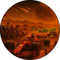 Opłatek na tort Formuła F1 McLaren Mercedes Wyścig Lamborghini Tekst Gratis