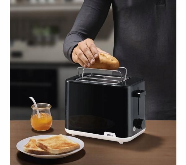 Toster Braun HT1010.BK 2 Tosty 900W Ruszt Czarny zdjęcie 3