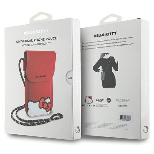 hello kitty torebka hkowbpscker czerwony/red leather hiding kitty cord na Arena.pl