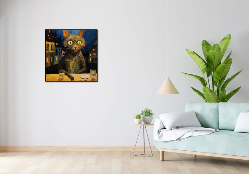 Plakat 70x70cm Nocny Obserwator zdjęcie 4