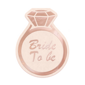 Serwetki papierowe Bride to be wieczór panieński różowe rose gold, 10 szt.