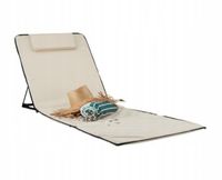 RELAXDAYS Leżak leżanka metalowa beże i brązy stylowa leżanka ogród taras