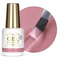 Żel budujący w butelce z pędzelkiem MollyNails Pro Salon Smoky Pink 15g