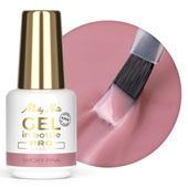 Żel budujący w butelce z pędzelkiem MollyNails Pro Salon Smoky Pink 15g
