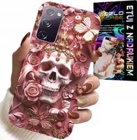 ETUI DO SAMSUNG GALAXY S20 FE - KOBIECE, MODNE WZORY, CZASZKA W RÓŻE