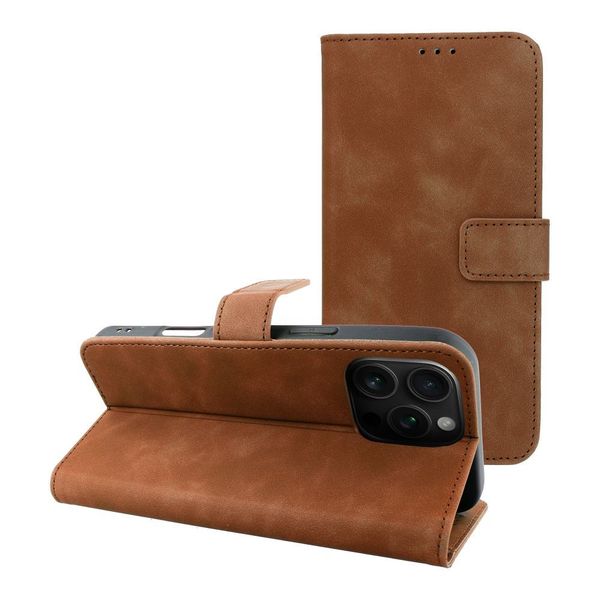 Kabura TENDER Book do IPHONE 16 Pro Max brązowy zdjęcie 1