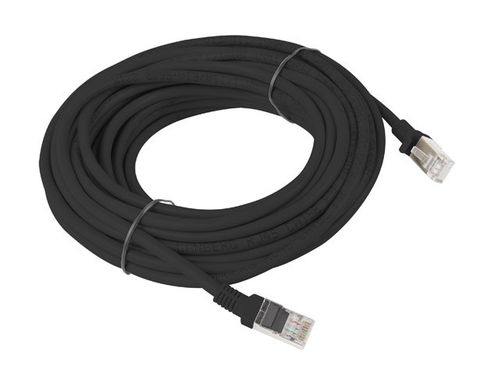PATCHCORD KAT.5E 10M CZARNY FLUKE PASSED LANBERG na Arena.pl