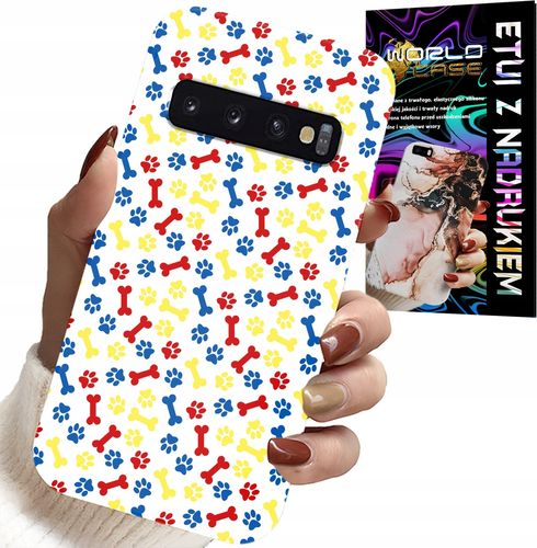 ETUI DO SAMSUNG GALAXY S10 - ŁAPKI KOŚCI PIES PATROL BAJKI + FOLIA na Arena.pl