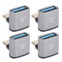 4 SZT.KĄTOWY ADAPTER USB C NA USB 10 GB/S SZYBKI 90 STOPNI