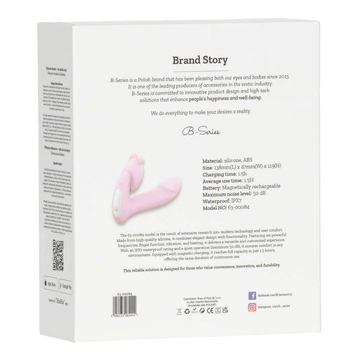 Silicone Vibrator 3 Speeds, 6 FrequenciesFinger Function, Heating + App na Arena.pl