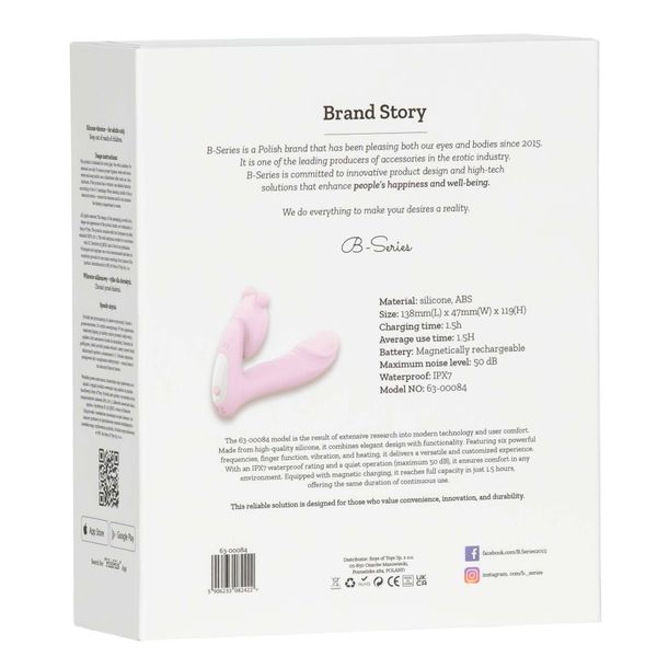 Silicone Vibrator 3 Speeds, 6 FrequenciesFinger Function, Heating + App zdjęcie 4