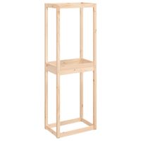 Regał na opony, 63x40x180 cm, lite drewno sosnowe