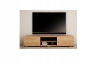 STOJĄCA SZAFKA RTV 120 CM DĄB CRAFT ZŁOTY
