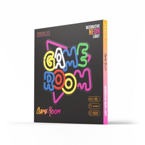 Neon PLEXI LED GAME ROOM multikolor NNE20 Neolia na Arena.pl