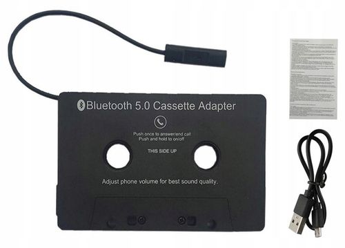 KASETA BLUETOOTH 5.0 DO RADIA ADAPTER TRANSMITER na Arena.pl