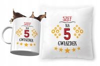 Dla Szefa Zestaw Poduszka + Kubek Na Prezent Z Nadrukiem Ze Zdjęciem