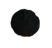 Czarny Młynek do Tytoniu do Mielenia Tytoniu Suszu CBD Jednolity Kolor